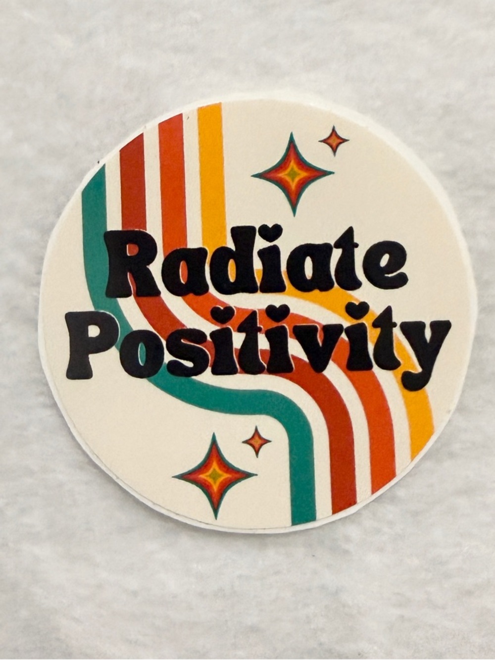“Radiate Positivity” Sticker